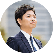 サラリーマンの男性